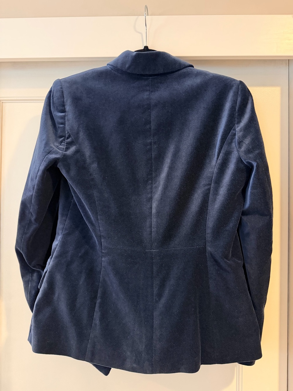 🦚 EUC WHBM Velvet Trophy Blazer River Teal Size 4 - Picture 6 of 13
